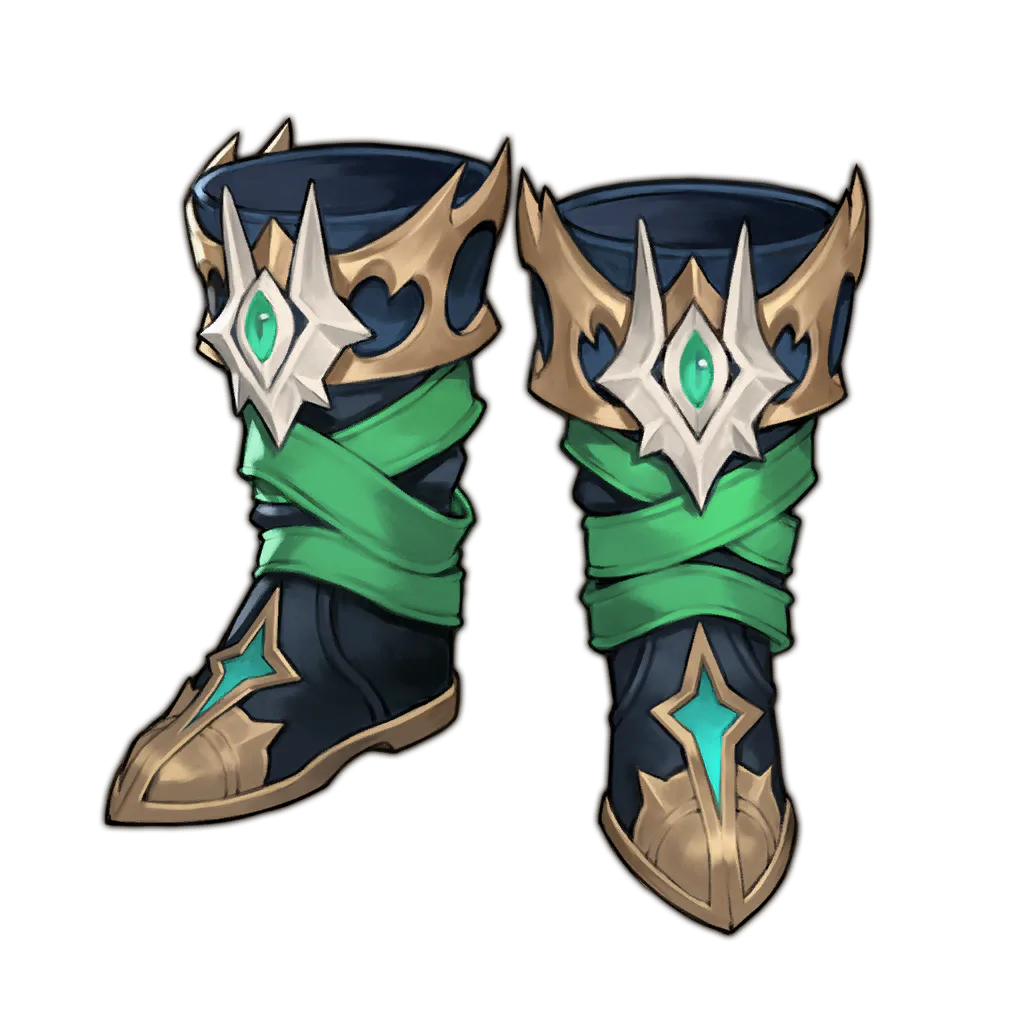 Botas de la Sombra de Niebla Venenosa