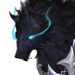 Abgrund-Schattenwolf