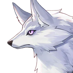 Loup céleste du givre