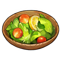 Salat — Überlegen · Gericht · Schneiden