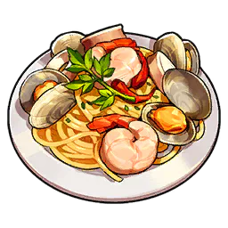Seafood Pasta — Normal · Dish · Grilling
