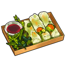 Rollitos de Primavera — Superior · Plato · Cortar