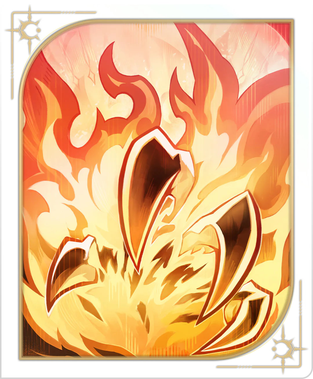 Leg Scale of Blazing Flames